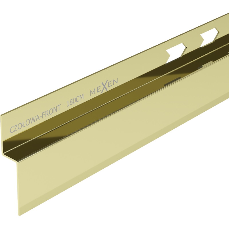 Mexen Line-B listă frontală pentru duș 180 cm, aurie - 185003180U