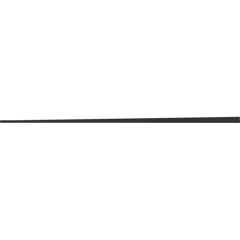 Mexen Line-B padlólejtő szalag 120 cm bal, fekete - 187001120L