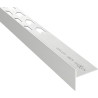 Mexen Line-B padlószegély lejtős balos, 180 cm, inox - 181001180L