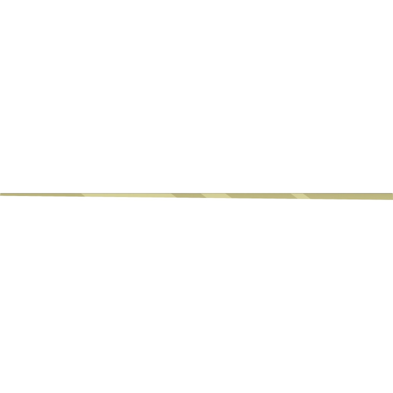 Mexen Line-B 180 cm bal oldali padlószint-kiegyenlítő sín, arany - 185001180L