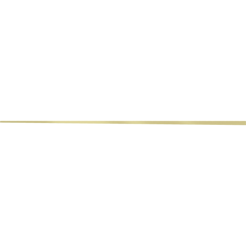 Mexen Line-B plintă podea înclinată 180 cm stânga, aurie periată - 185501180L