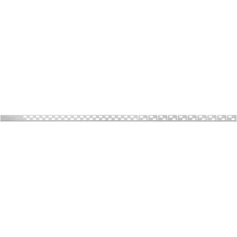 Mexen Line-B plintă înclinată de podea 120 cm dreapta, inox - 181001120R
