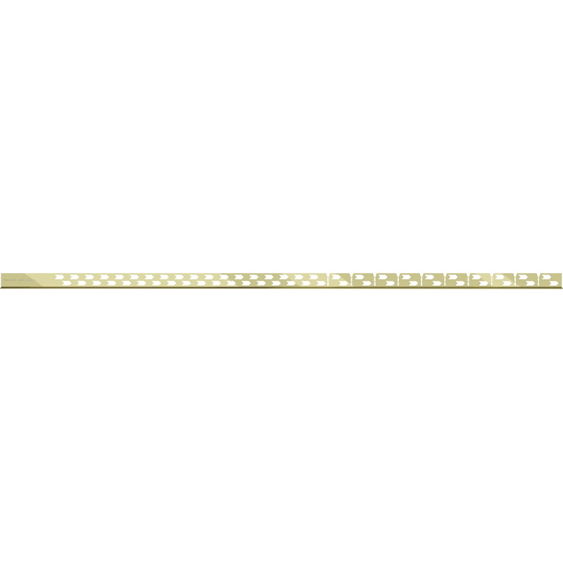 Mexen Line-B plintă de pardoseală de 120 cm dreaptă, aurie - 185001120R