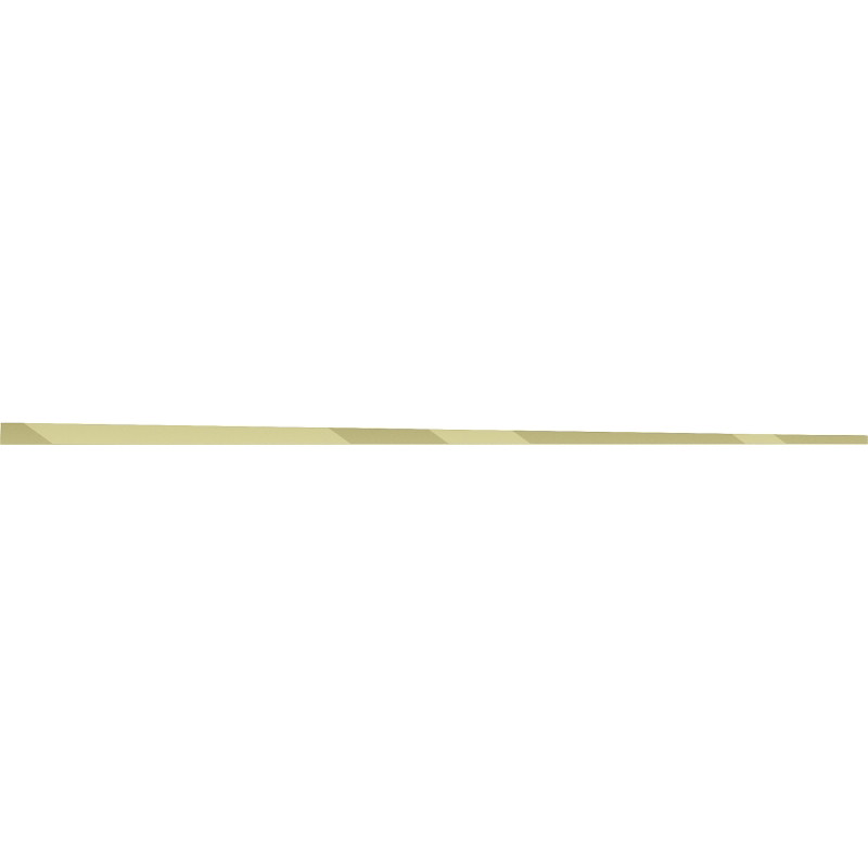 Mexen Line-B plintă de pardoseală de 120 cm dreaptă, aurie - 185001120R