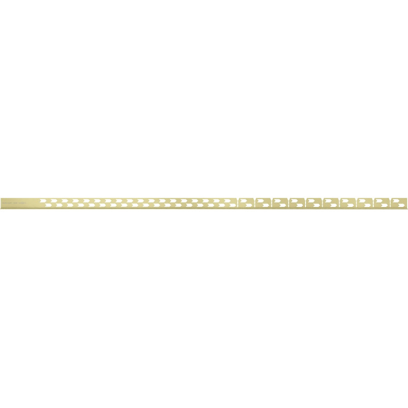 Mexen Line-B plintă înclinată pentru podea 120 cm dreapta, aurie periată - 185501120R