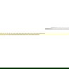 Mexen Line-B listwa de scurgere pentru pardoseală 120 cm dreapta, aurie periată - 185501120R