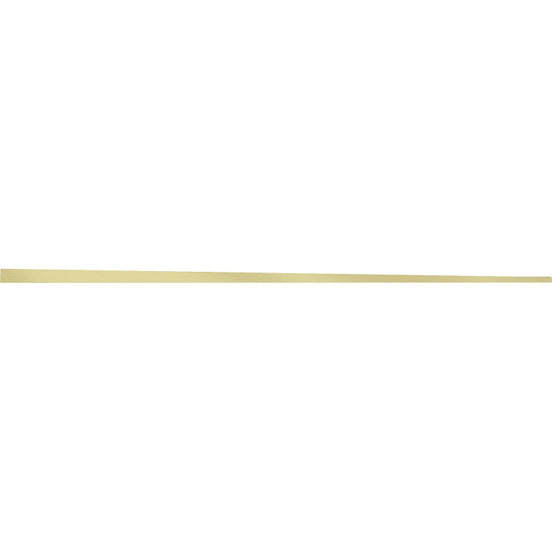 Mexen Line-B 120 cm-es jobb oldali padlószegély, arany szálcsiszolt - 185501120R