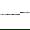 Mexen Line-B listă de pante podea 120 cm dreapta, neagră - 187001120R