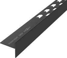 Mexen Line-B plintă înclinată pentru podea 120 cm dreapta, neagră - 187001120R