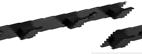 Mexen cârlig cvadruplu pentru prosop, negru - 709264-70