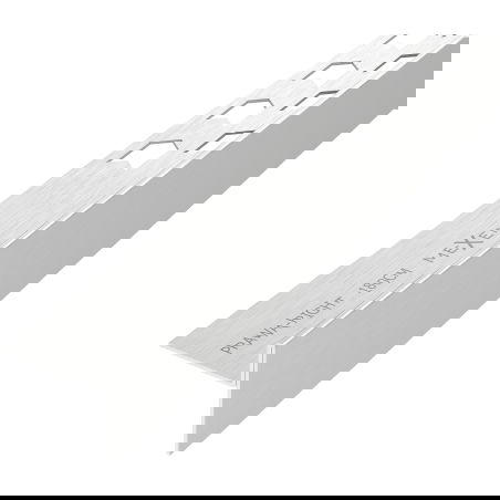 Mexen Line-B padlószint-csökkentő szegélyléc 180 cm jobb, inox - 181001180R