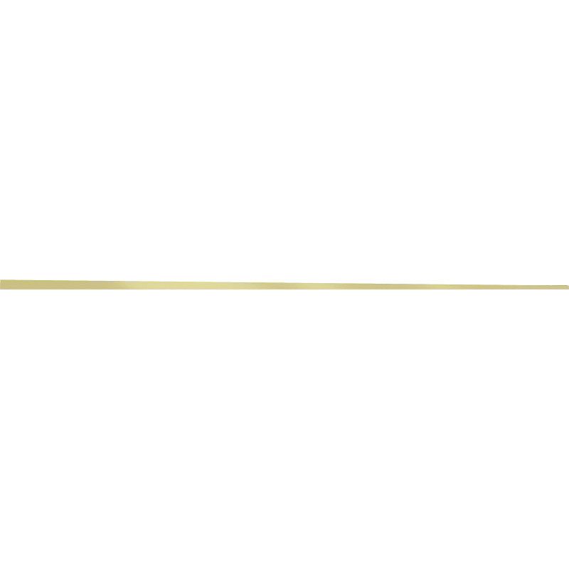 Mexen Line-B 180 cm-es jobb oldali padlólejtő sín, arany szálcsiszolt - 185501180R