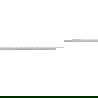 Mexen Line-B listă de pantă pentru sticlă 120 cm dreapta, inox - 181004120R