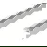 Mexen Line-B listă de pantă pentru sticlă 120 cm dreapta, inox - 181004120R