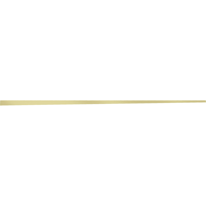 Mexen Line-B listă de scurgere pentru sticlă 120 cm dreapta, aurie periată - 185504120R