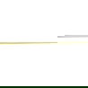 Mexen Line-B esővédő lista üveghez 120 cm jobb, arany ecset - 185504120R