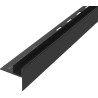 Mexen Line-B șina inclinată pentru sticlă 120 cm dreapta, neagră - 187004120R