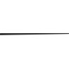 Mexen Line-B 120 cm-es jobboldali üveges lejtőrúd, fekete - 187004120R