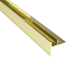 Mexen Line-B plintă înclinată pentru sticlă 120 cm stânga, aurie - 185004120L