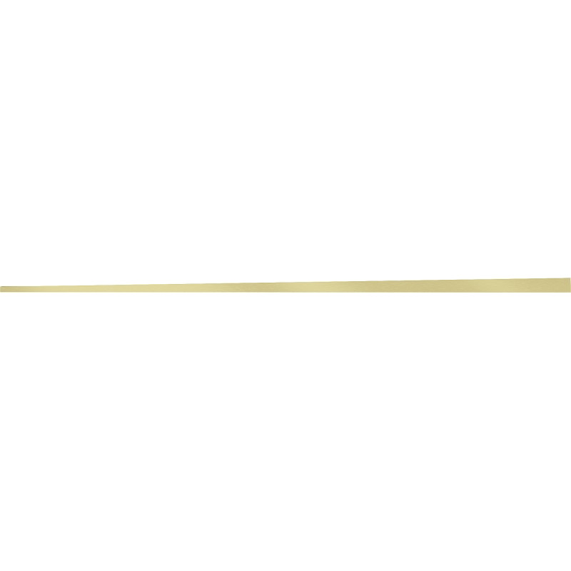 Mexen Line-B 120 cm-es leeresztett sín üveghez bal, arany kefés - 185504120L