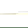 Mexen Line-B szögletes üvegléc 120 cm bal, arany kefe - 185504120L