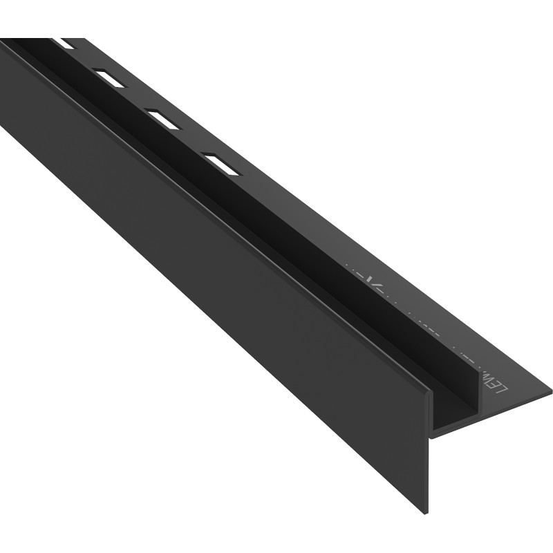 Mexen Line-B 120 cm-es bal oldali üveglépcső, fekete - 187004120L