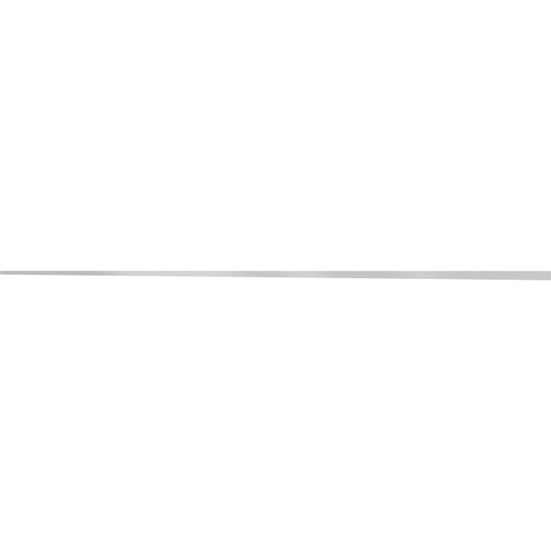 Mexen Line-B lezáró szegély üveghez 180 cm bal, inox - 181004180L