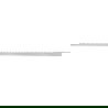 Mexen Line-B listwa de scurgere perete 120 cm stânga, inox - 181002120L