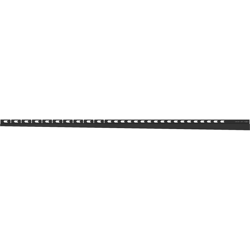 Mexen Line-B plintă înclinată perete 120 cm stânga, neagră - 187002120L