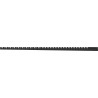 Mexen Line-B plintă înclinată perete 120 cm stânga, neagră - 187002120L