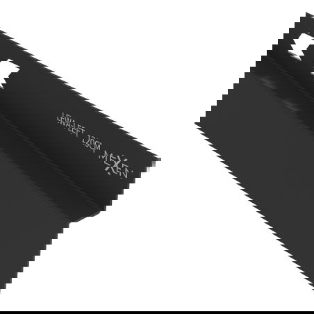 Mexen Line-B fali süllyesztett szegély 120 cm bal, fekete - 187002120L