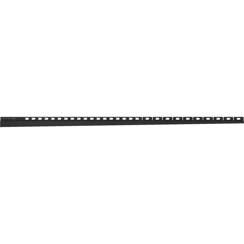 Mexen Line-B falcsíkkal lejtős fali szegélyléc 120 cm jobb, fekete - 187002120R