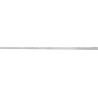 Mexen Line-B fali listal a falon 180 cm bal, inox - 181002180L