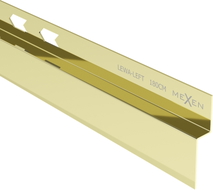 Mexen Line-B plintă înclinată de perete 180 cm stânga, aurie - 185002180L