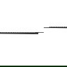 Mexen Line-B listwa spadkowa pentru perete, 180 cm stânga, negru - 187002180L