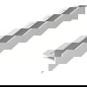 Mexen Line-B șină de scurgere pentru sticlă 180 cm stânga, inox - 181004180R