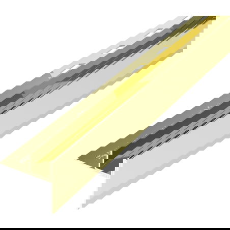 Mexen Line-B profil de pantă pentru sticlă 180 cm dreapta, auriu - 185004180R