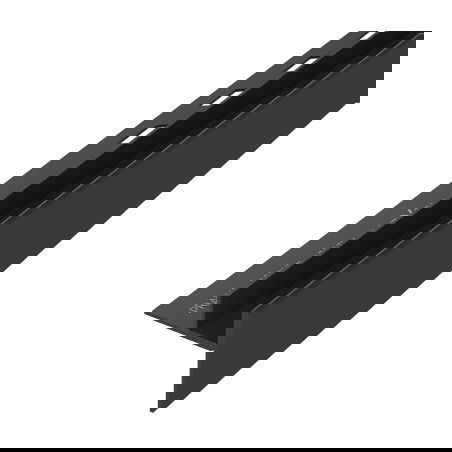 Mexen Line-B șină de scurgere pentru sticlă 180 cm dreapta, neagră - 187004180R