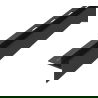 Mexen Line-B listă panta pentru sticlă 180 cm dreapta, negru - 187004180R