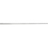 Mexen Line-B falcolista fali melletti 180 cm jobb, inox - 181002180R