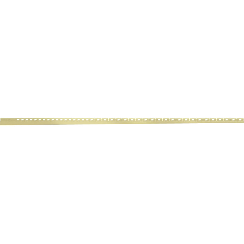 Mexen Line-B plintă înclinată pe perete 180 cm dreaptă, aurie periată - 185502180R