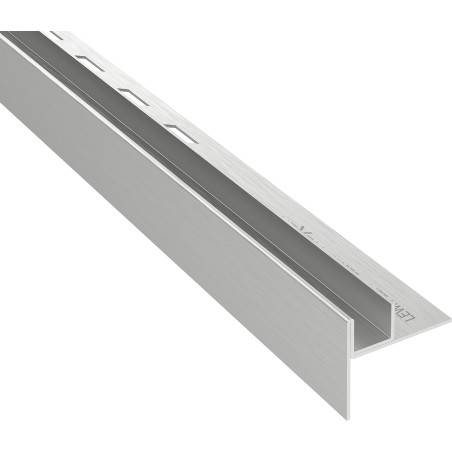 Mexen Line-B 120 cm bal oldali üvegszegély, inox - 181004120L