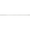 Mexen Line-B padlószegély lejtős balos, 180 cm, inox - 181001180L