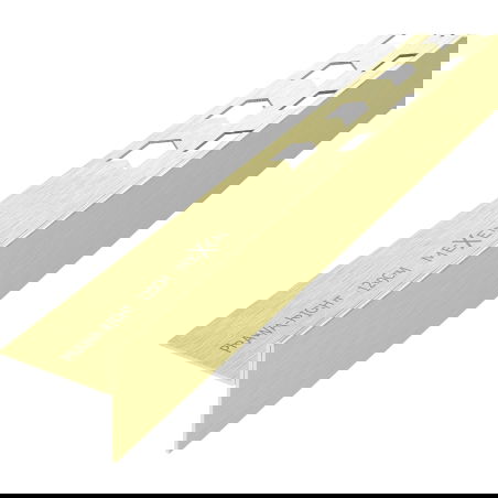 Mexen Line-B bandă de scurgere podea 120 cm dreapta, aur periat - 185501120R