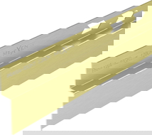 Mexen Line-B falcsiszolt fali lefolyó profil 120 cm jobb, arany szálcsiszolt - 185502120R