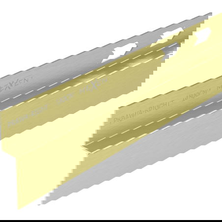 Mexen Line-B riglă de scurgere la perete 180 cm dreapta, aurie periată - 185502180R