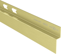 Mexen Line-B bandă de scurgere perimetrală 180 cm stânga, auriu periat - 185502180L
