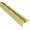 Mexen Line-B 120 cm-es leeresztett sín üveghez bal, arany kefés - 185504120L