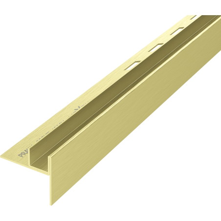 Mexen Line-B listă de scurgere pentru sticlă 120 cm dreapta, aurie periată - 185504120R