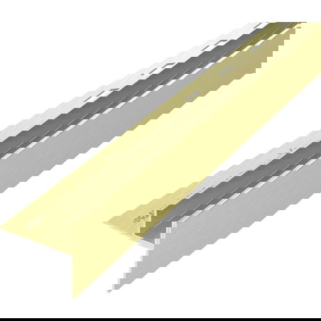 Mexen Line-B lejtős szegély üveghez 180 cm jobb, arany kefe - 185504180R